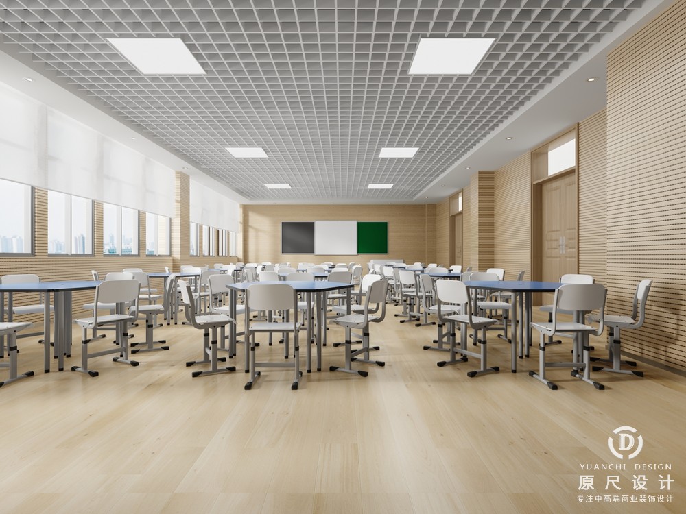 邵阳学校装修设计-教育培训-原尺公装装饰设计公司 - 湖南公装装修设计品牌TOP5|办公室装修设计,酒店装修设计,门店设计,公装设计公司