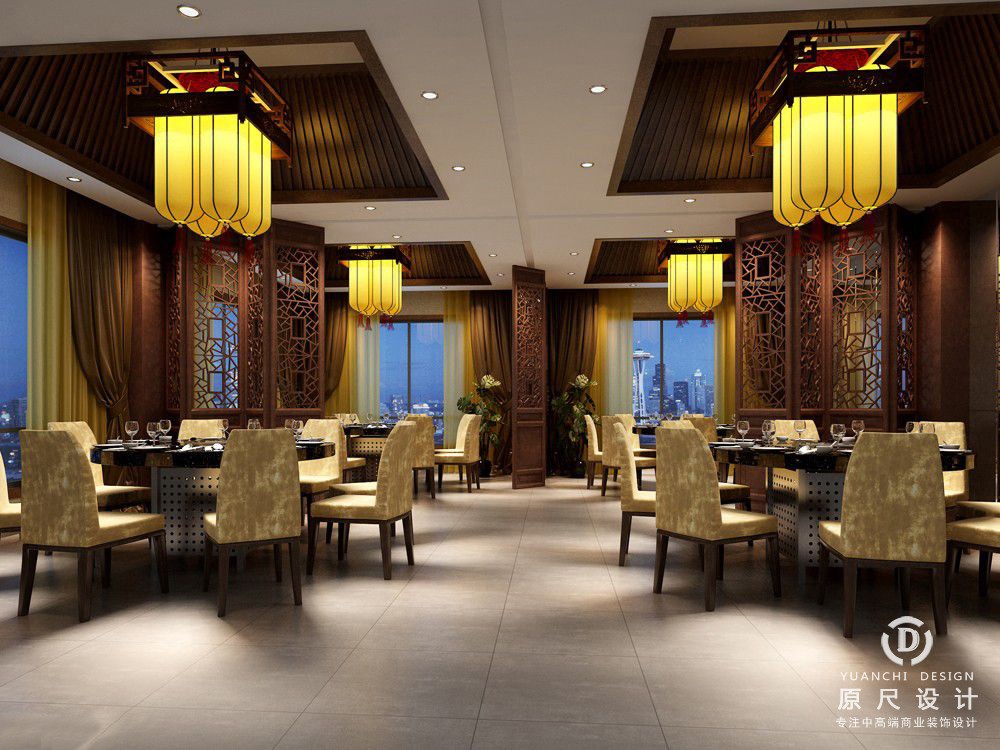 真味轩 | 中式餐厅装修设计-商铺门店-原尺公装装饰设计公司 - 湖南公装装修设计品牌TOP5|办公室装修设计,酒店装修设计,门店设计,公装设计公司